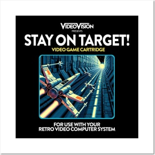 Stay on Target 80s Game Posters and Art